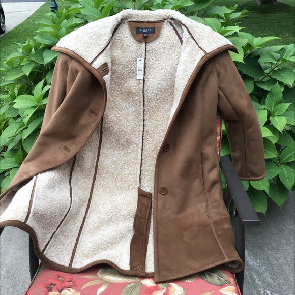 Talbots Jackets & Blazers - Sale NWT VEGAN SUEDE AND SHERPA LINING TALBOTS